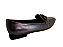 Sapato PEWTER metalizado, com pala estampada e corrente onix - Imagem 2