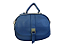 Bolsa AZUL MARINHO, bauzinho, zípers metal, bolsos externos traseiro e frontal - Imagem 1