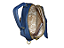 Bolsa AZUL MARINHO, bauzinho, zípers metal, bolsos externos traseiro e frontal - Imagem 3