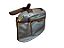 Bolsa BRONZE CLARO, zípers metal, alça fixa canudo com detalhe - Imagem 2