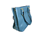 Bolsa AZUL CLARO, frente lisa, detalhes metais dourados - Imagem 2