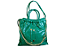 Bolsa VERDE, tom claro, estilo diferenciado, corrente dourada - Imagem 1
