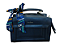 Bolsa AZUL MARINHO, estilo bauzinho, lencinho amarrar detalhe - Imagem 1