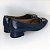 Sapato Azul Marinho com Metal Onix - Imagem 2