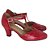 Sapato Dança Boneca Vermelho com Verniz Vermelho - Imagem 1