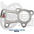 Junta do Escapamento GT17 / GT25 / GT17HR / GT1749S (Hyundai HR / Kia Bongo) - Imagem 1