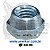 Porca do Eixo T2 / T25 / CT26/ R1 / B1 / BV55 / S1B / S100 / MF100 / APL759 (Esquerda) - Garrett - Imagem 1