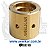 Mancal Radial C200 - (Altura 16 mm) - Por Encomenda. - Imagem 1