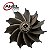 Eixo e Rotor Turbina TFO35 - (L200 Sport 2.5 HPE / Outdoor GLS / Savana 4x4/ Pajero 2.5 4D56 141CV) - Imagem 2