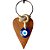 Pendente Coração Olho Grego Maia Natural (24x10x3) - Imagem 1