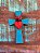 Cruz Coração Turquesa (22x13) - Imagem 3