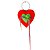 Pendente Coração Duplo Amor Vermelho (16x16) - Imagem 1