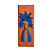 Quadro Aparecida Azul e Abobora (50x20) - Imagem 2