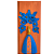Quadro Aparecida Azul e Abobora (50x20) - Imagem 1