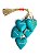 CORAÇÃO DO AMOR TURQUESA (31cm) - Imagem 1