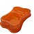 Comedouro Automático Duplo Glitter Pet Toys 460 X 300 ml, Laranja - Imagem 1