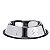 Comedouro Inox Patas Relevo Pequeno 480ml - Imagem 1