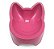 Comedouro Elevado de Plástico para Gatos Filhote Rosa 100ml - Imagem 1