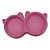 Comedouro Duplo Face Cat 500ml 2x250ml Rosa - Imagem 1