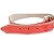 Coleira Couro Costurada Pro Canine Vermelha 34 cm  N 2 - Imagem 1