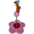 Brinquedo Flor Rosa C/ Mola Para Gatos Yan Pet - Imagem 1