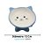 Comedouro de Porcelana Gato Filhote Azul 250ml The Pets Brasil - Imagem 1
