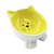 Comedouro Porcelana Gato Amarelo e Branco 120ml - Imagem 1