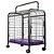 Gaiola de Transporte para Pets - Levapet Black Lilás - Imagem 1