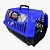 Caixa de Transporte Pet N2 Cães Gatos BrinqPet Cor : Azul - Imagem 2