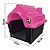 Casinha Plástica Para Cães N°06 Home Class Mec Na Cor Rosa - Imagem 1