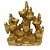Altar em Resina Dourado com 12 Orixás - Imagem 1