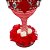 Taça de vinho VM/BR com Pedras e Rosa Branca - Imagem 2
