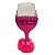 Taça de vinho Rosa com Pedraria - Imagem 3