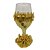 Taça de vinho Dourada com Pedraria - Imagem 1
