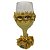 Taça de vinho Dourada com Pedraria - Imagem 3