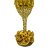 Taça Champagne Dourada com Pedraria - Imagem 2