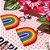 BRINCO ARCO IRIS BISCUIT (PAR) - Imagem 5