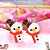 BRINCO NATAL BONECO DE NEVE BISCUIT (PAR) - Imagem 4