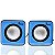 Mini Caixa de Som USB 2.0 3W RMS para Pc e Notebook Knup KP-609 - Azul - Imagem 2