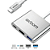 Adaptador Extensor 3 em 1 Exbom - Tipo C para HD vídeo / USB 3.0 /  PD - Imagem 2