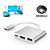 Adaptador Extensor 3 em 1 Exbom - Tipo C para HD vídeo / USB 3.0 /  PD - Imagem 7