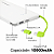 Carregador Portátil Power Bank 10000mAh com 03 Saídas V8 , TIPO-C e Lightning IOS - Pineng PN-951 - Imagem 2