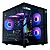 Gabinete Gamer Kalkan Midgard Preto Micro-atx Aquário Preto - Imagem 1