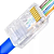 Conector Passante Rj45 Ez Crimp Vazado Cat6 Fc 100 Unidades - Imagem 2