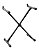 IBOX X30 - Suporte em X para Teclados e pianos digitais - Imagem 1