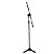 Pedestal para Microfone modelo Girafa com base de ferro PE-3F BK (Cor Preta) - Imagem 1