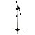 Pedestal para Microfone modelo Mini Girafa com Base de Ferro PE-3MF - Cor Preta - Imagem 1