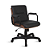 Cadeira Original Eames com Rodinhas Anti Risco para Escritório Linha Capa em Madeira Preto - Imagem 5