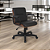 Cadeira Original Eames com Rodinhas Anti Risco para Escritório Linha Capa em Madeira Preto - Imagem 1