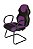 Cadeira Gamer Interlocutor Linha Gamer Racing Roxo - Imagem 2